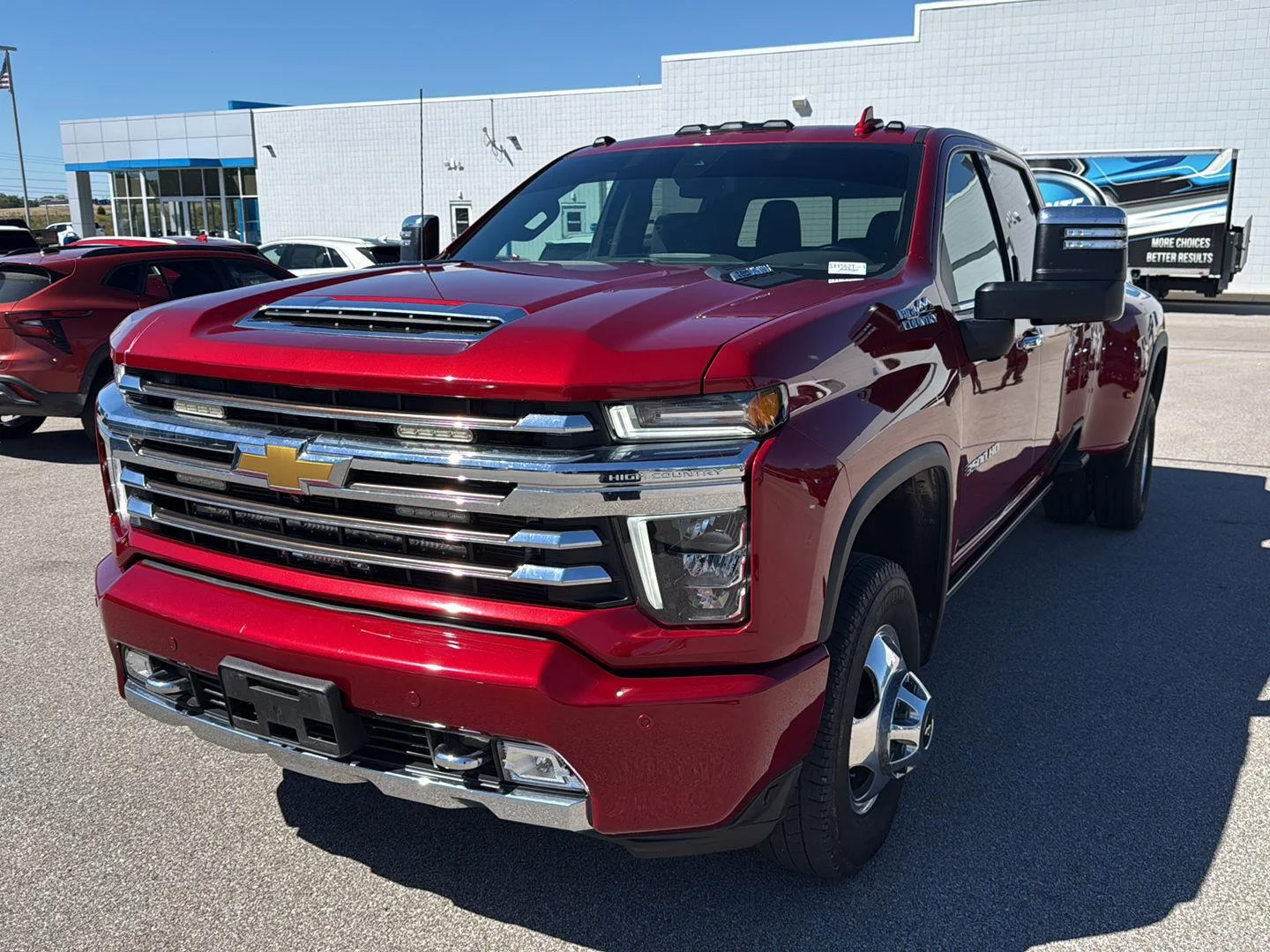 Used 2022 Cherry Red Tintcoat Chevrolet High Country image 2