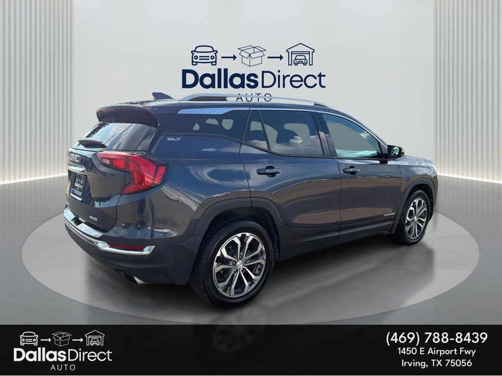 Used 2018 Blue Steel Metallic GMC SLT image 6
