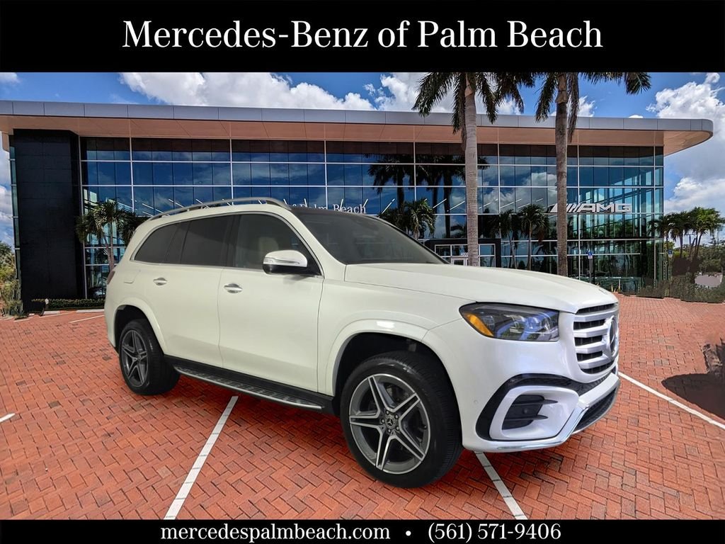 Certified Used 2024 White Mercedes-Benz GLS 450 image 1
