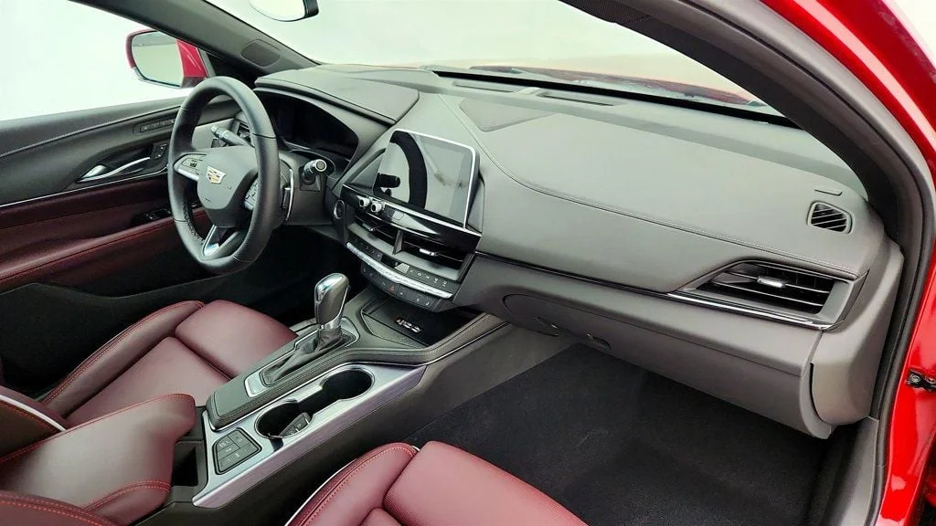 Used 2025 Radiant Red Tintcoat Cadillac 4dr Sedan Sport with 19