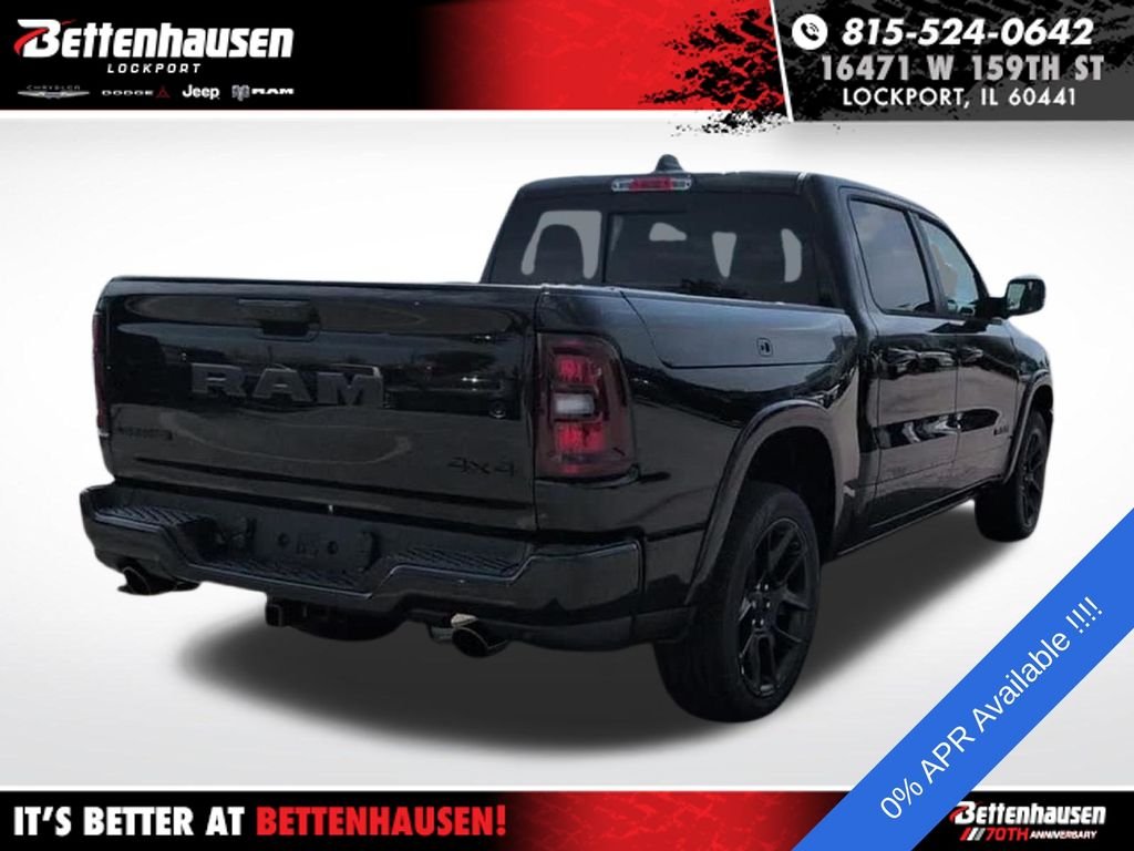 New 2027 Diamond Black Crystal Pearl-Coat Exterior Paint RAM Laramie image 6