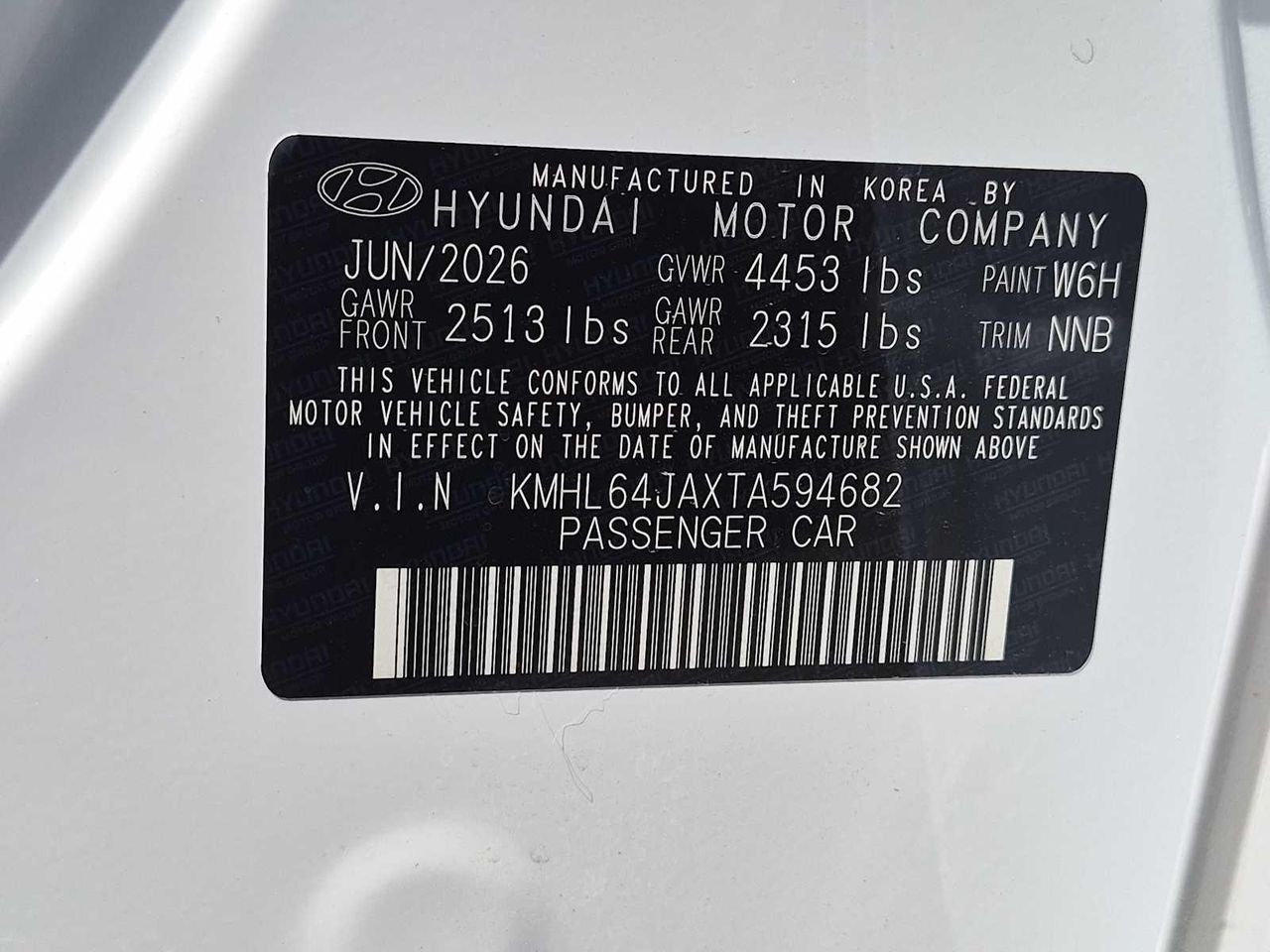 New 2026 Serenity White Hyundai SEL Sport image 34