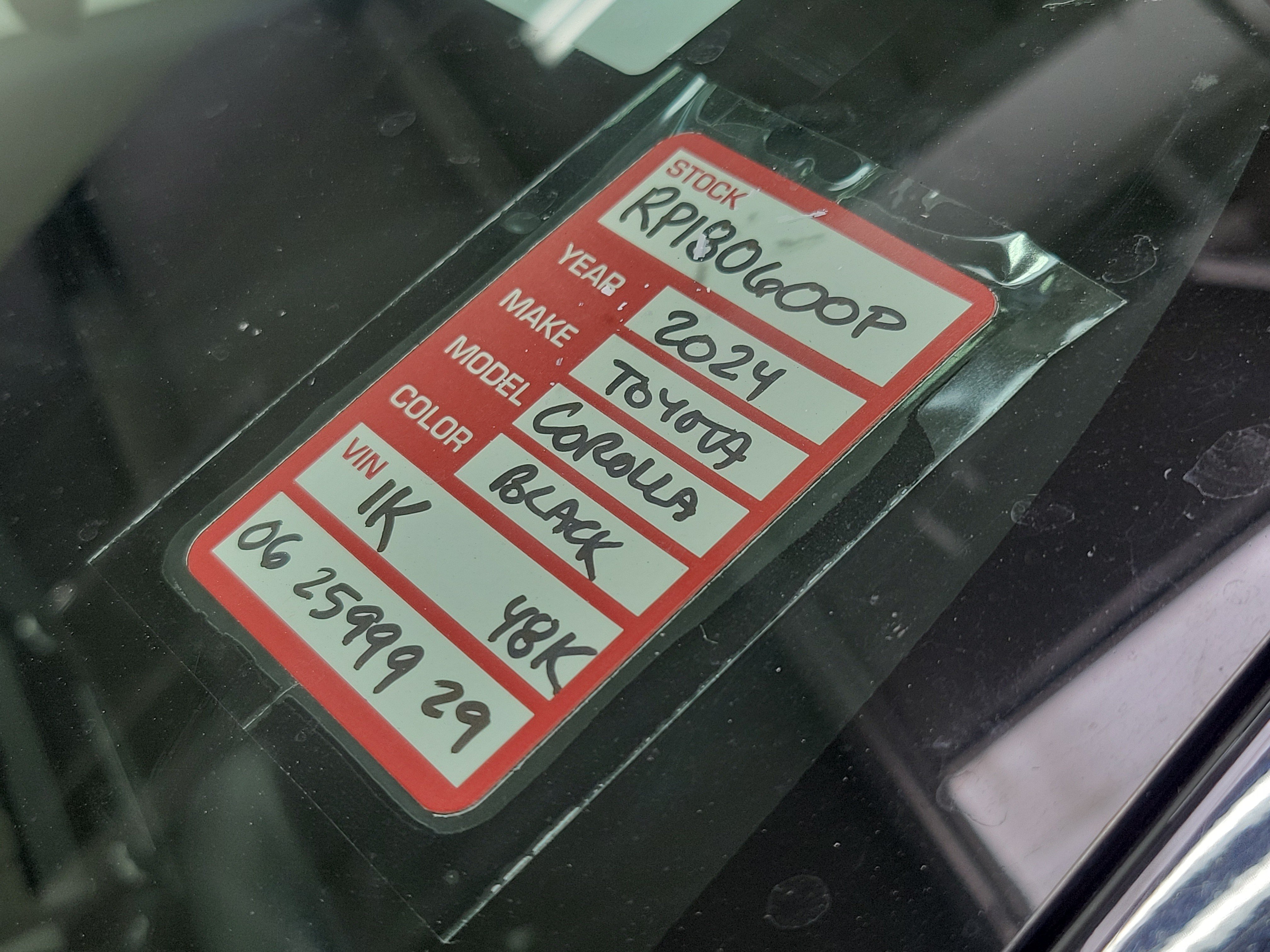 Used 2024 Black Toyota LE image 30