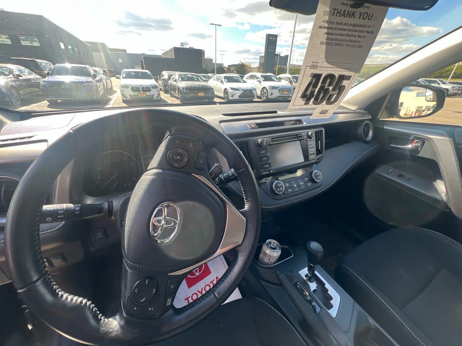 Used 2017 Magnetic Gray Metallic Toyota XLE image 9