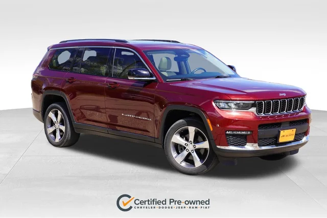 velocity deepv 赤 × グランコンペ シルバー 32H Certified Pre-Owned 2022 Jeep Grand Cherokee L Limited 4D Sport