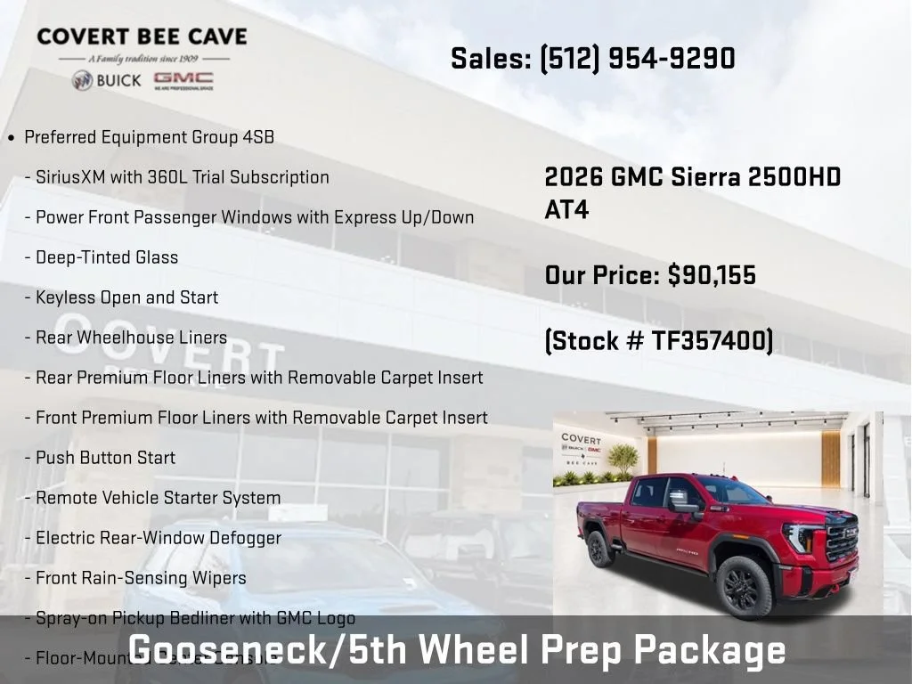 New 2026 Volcanic Red Tintcoat GMC AT4 image 8