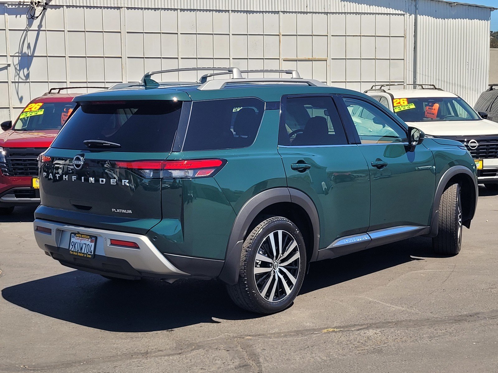 Certified Used 2024 Obsidian Green Pearl Nissan Platinum image 4