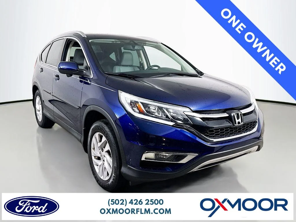 Used 2015 Obsidian Blue Pearl Honda EX-L image 1
