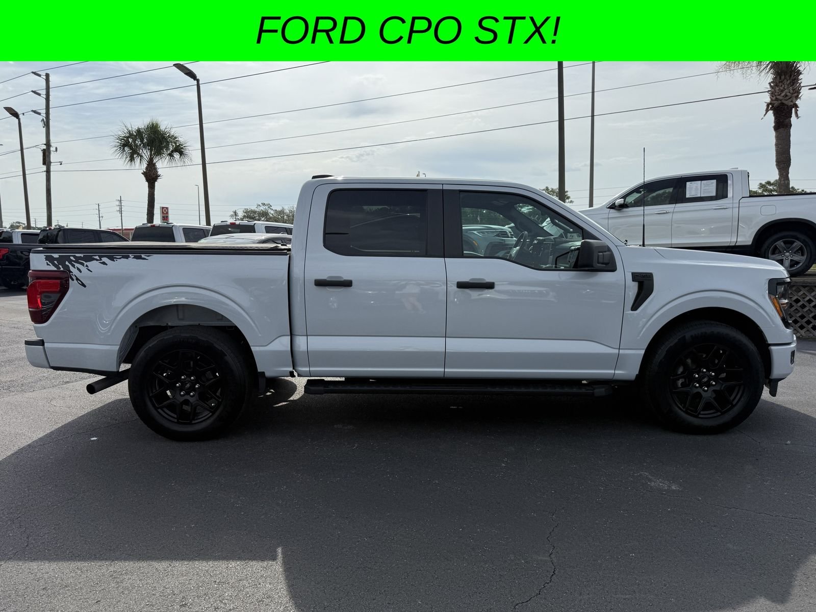 Certified Used 2025 Space White Metallic Ford STX image 3
