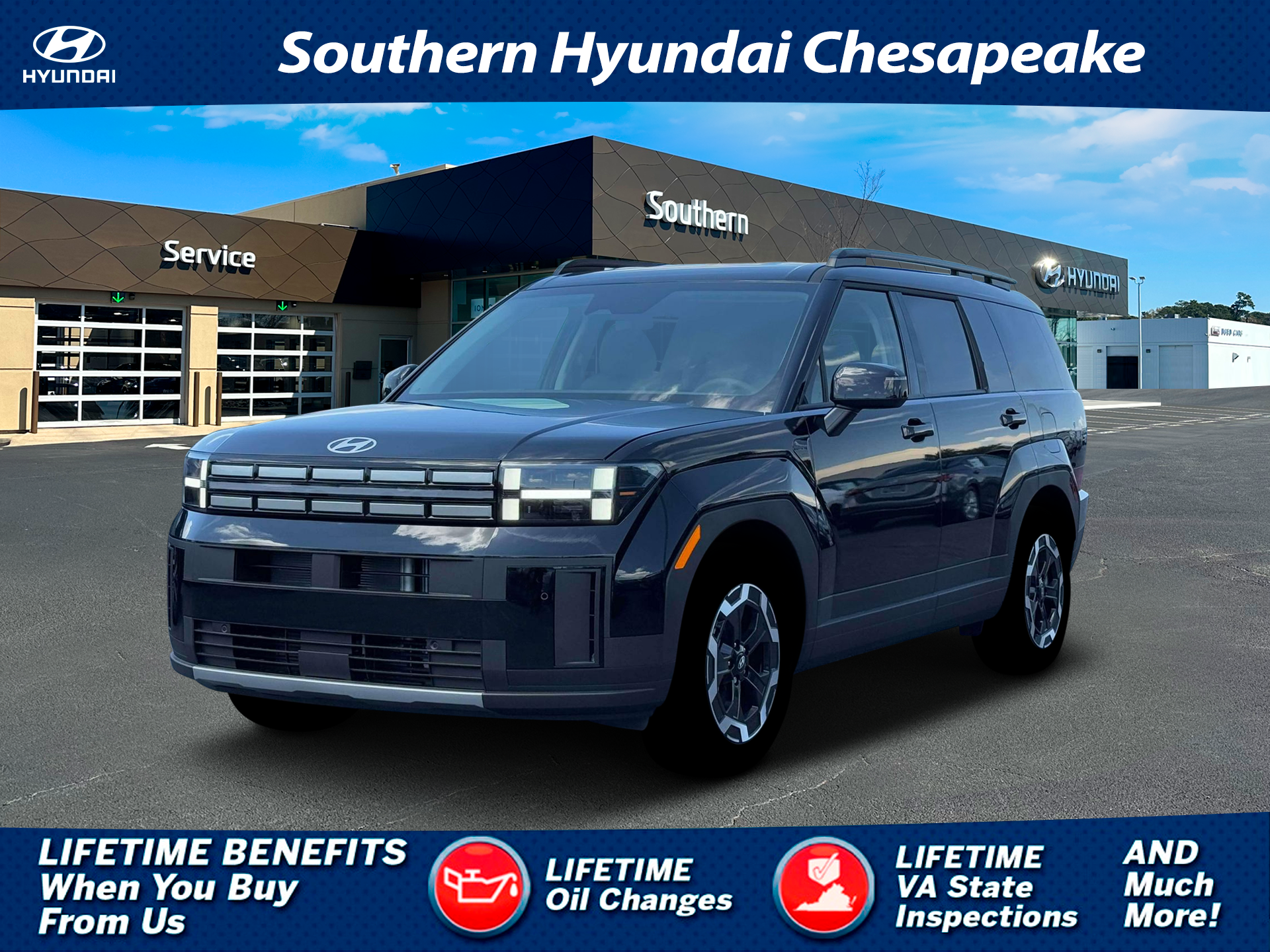 New 2026 Black Hyundai SEL AWD image 1
