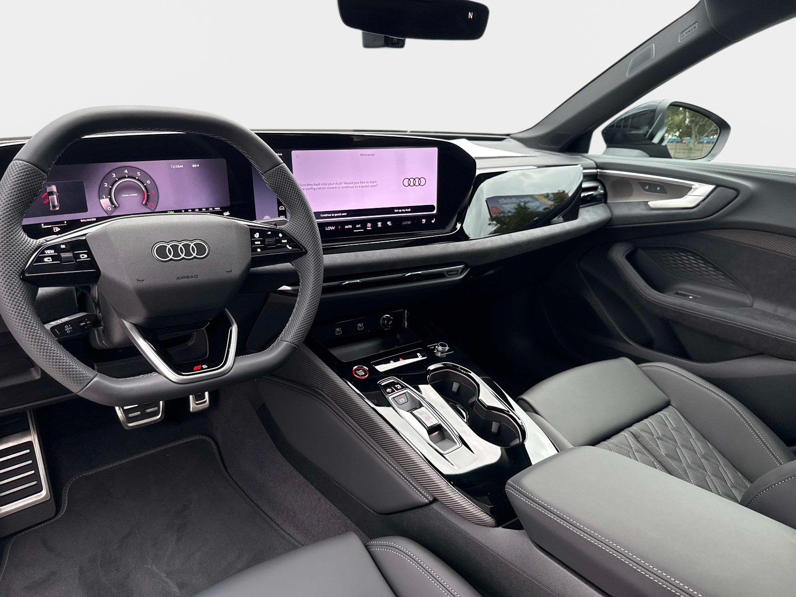 New 2026 Mythos Black Metallic Audi Premium Plus image 14