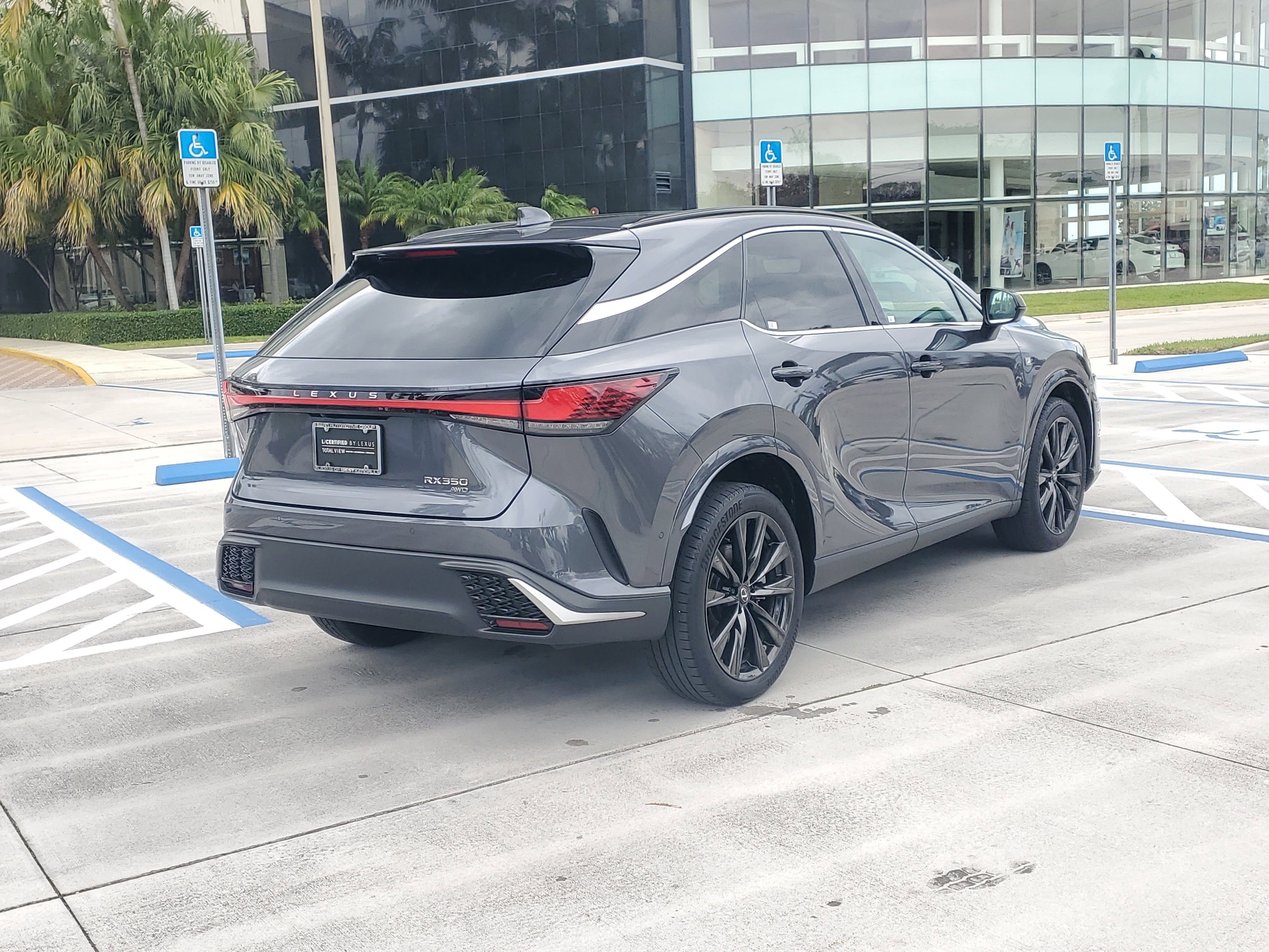 Used 2024 Cloudburst Gray Lexus RX 350 F SPORT Handling image 11