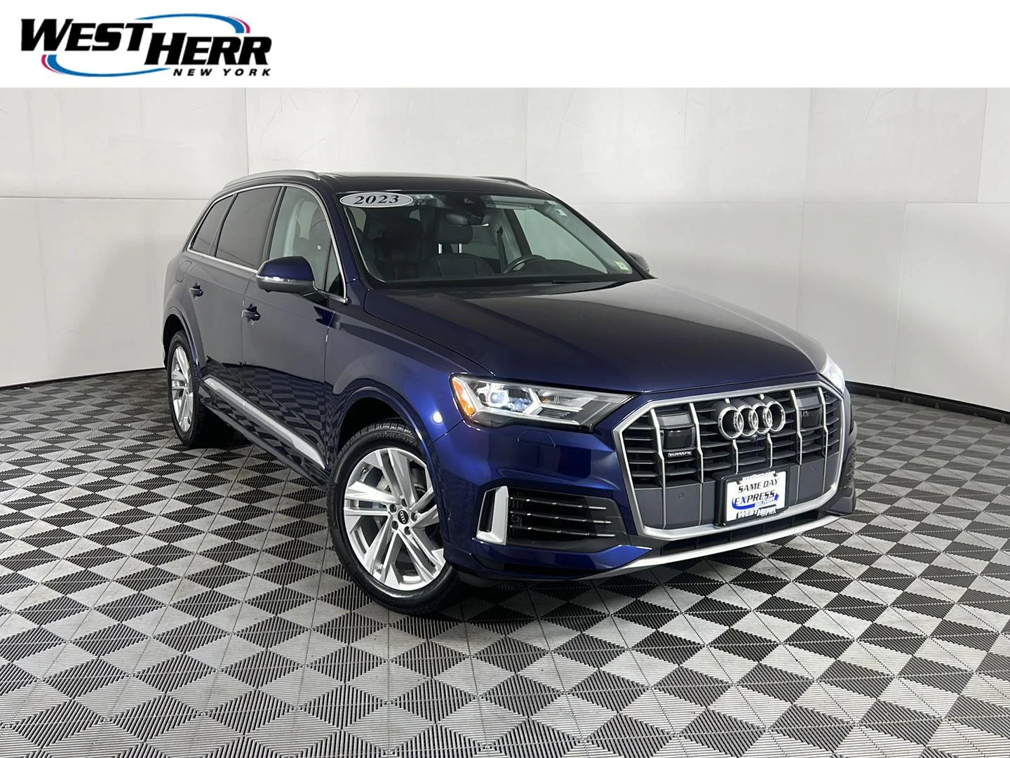 Used 2023 Navarra Blue Metallic Audi Premium Plus image 1