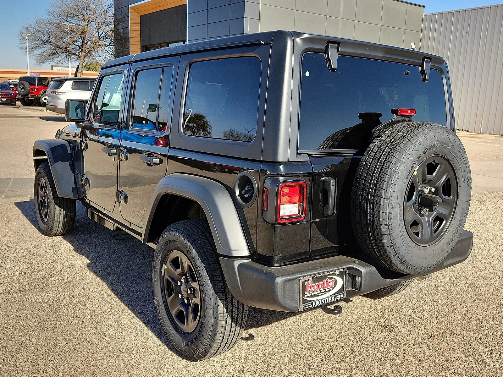 New 2026 Black Clear-Coat  Paint Jeep 4-DOOR SPORT image 3