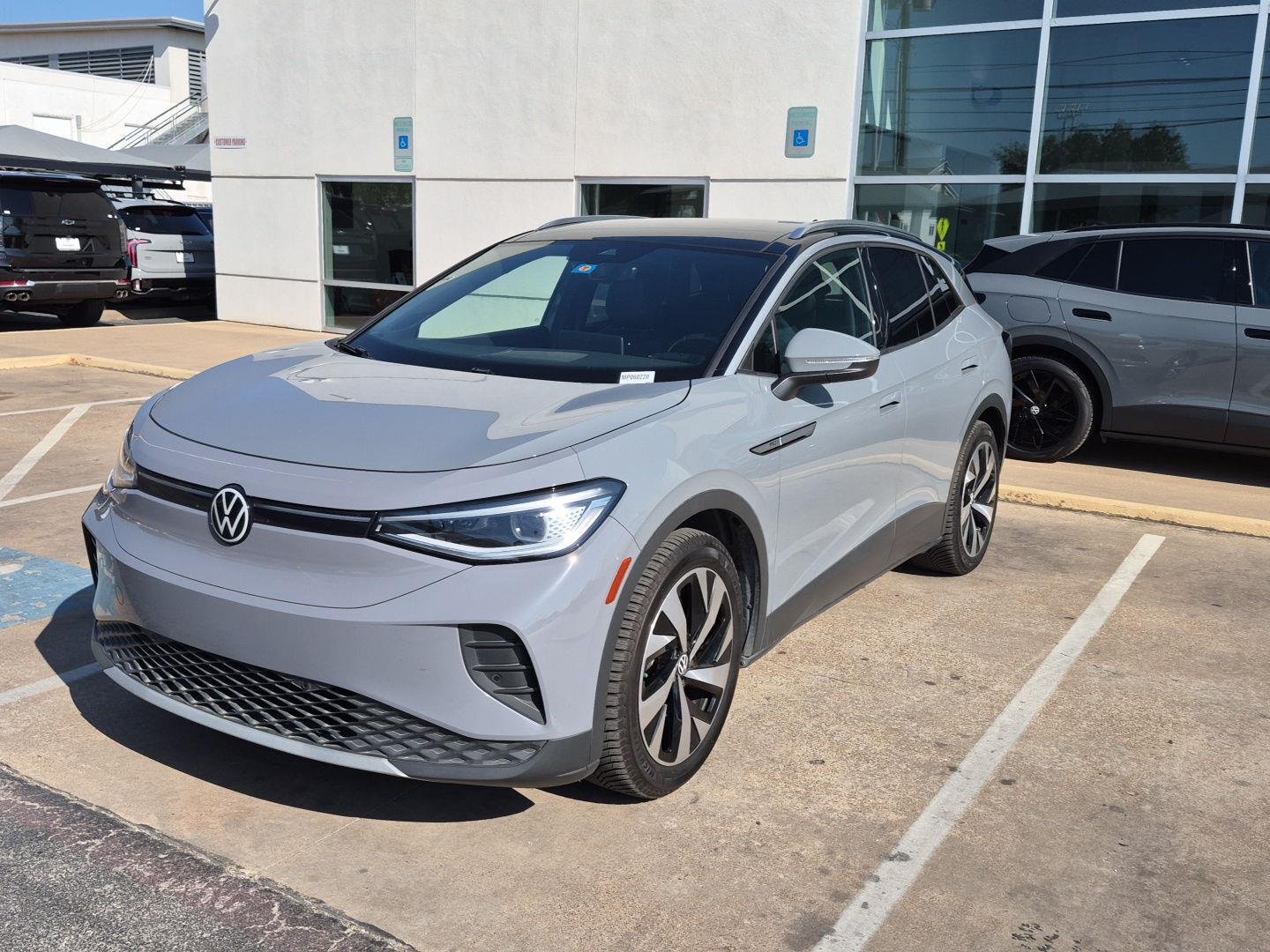 Used 2021 Moonstone Gray/Black Roof Volkswagen Pro S image 1