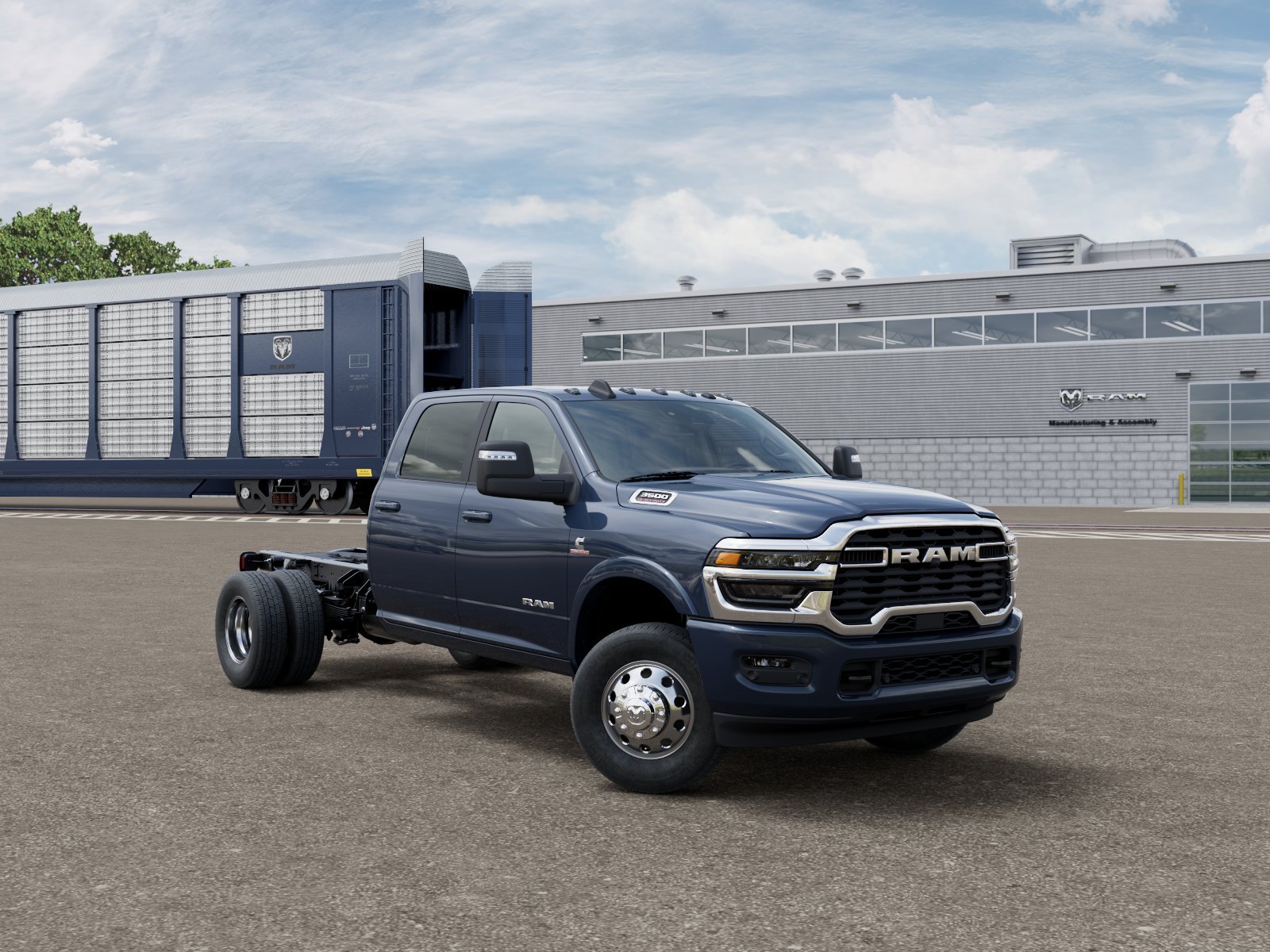 New 2026 Forged Blue Metallic Exterior Paint RAM Big Horn image 4