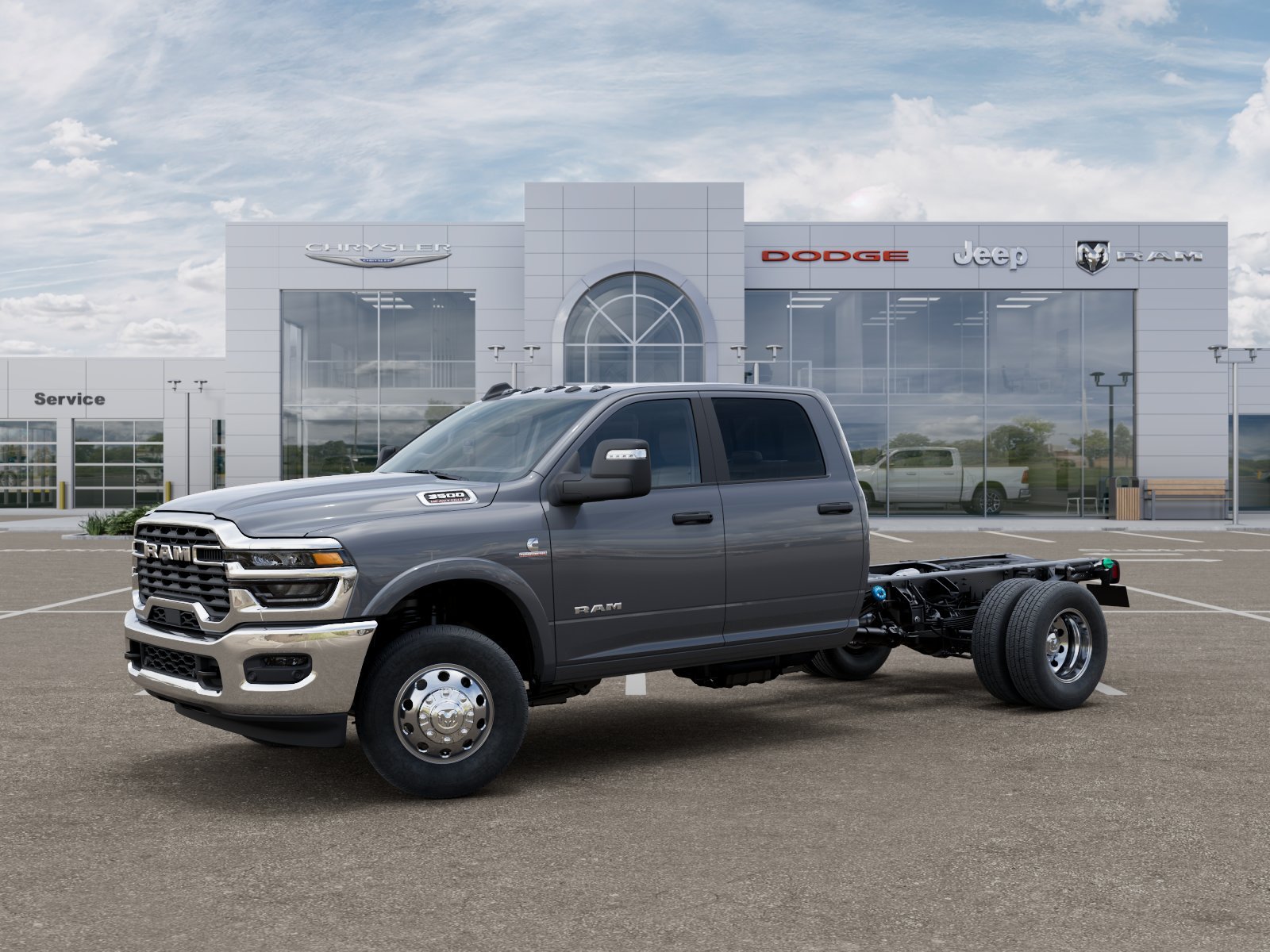 New 2026 Ceramic Gray Clear-Coat Exterior Paint RAM Tradesman image 34