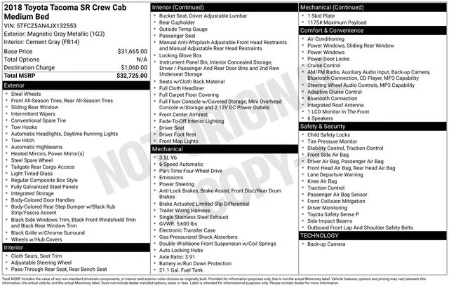 Used 2018 Gray Toyota SR image 30