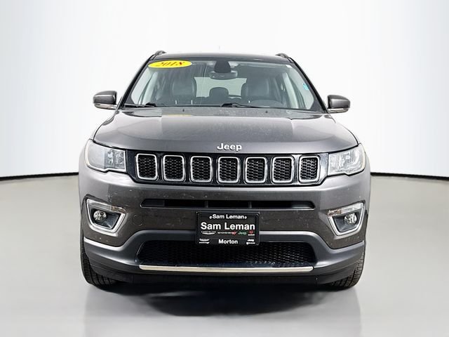 Used 2018 Jeep Compass Limited with VIN 3C4NJDCB5JT102003 for sale in Morton, IL