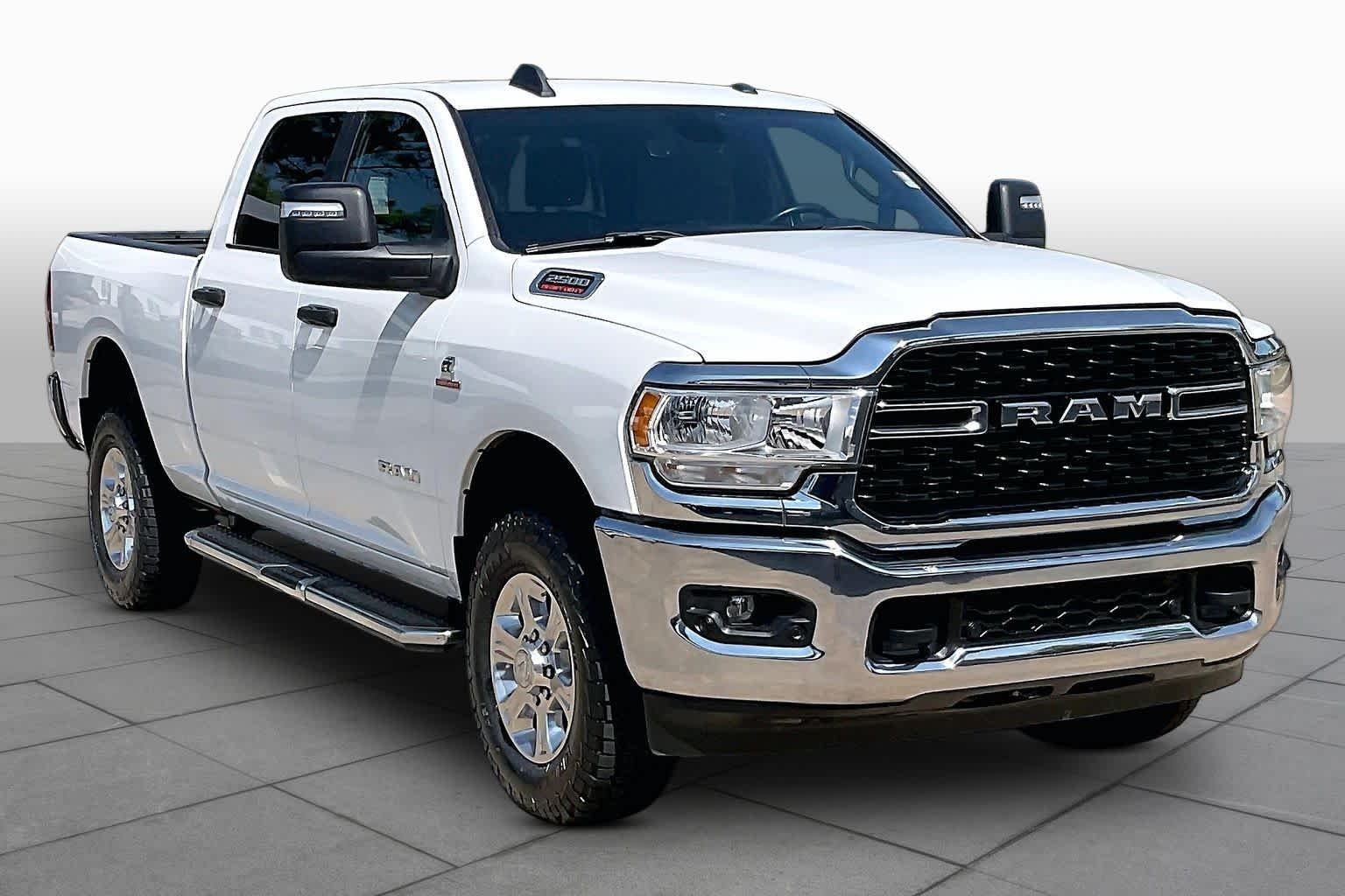 Used 2024 Bright White Clearcoat Ram Big Horn image 3