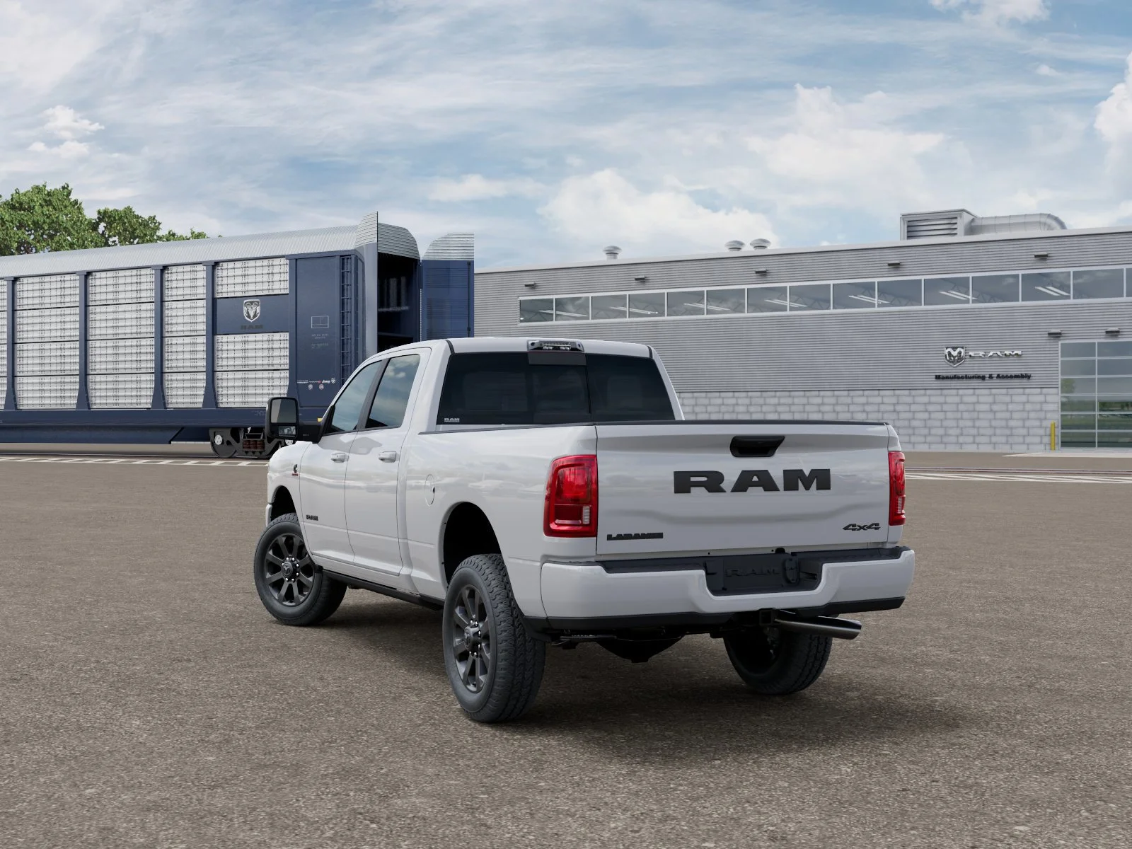 New 2026 Bright White Clearcoat Ram Laramie image 3