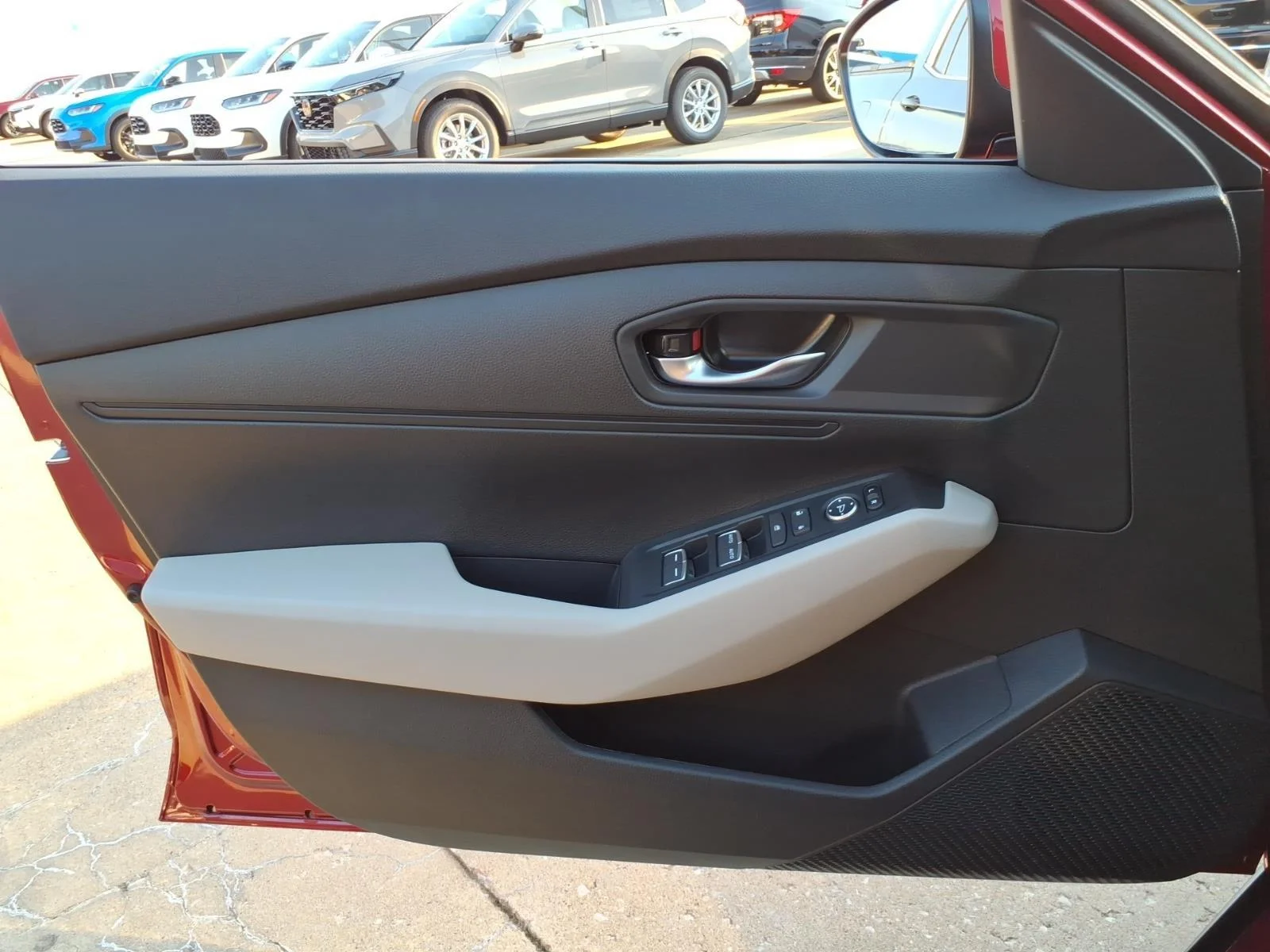 New 2026 Radiant Red Metallic Honda LX CVT image 8