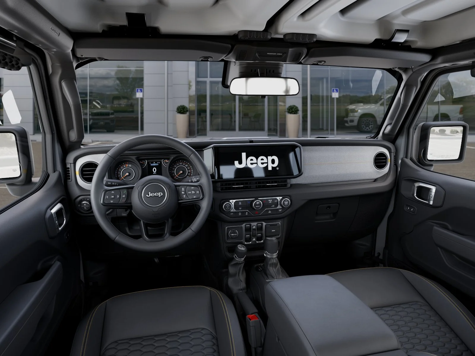 New 2025 Bright White Clearcoat Jeep Sport S image 39