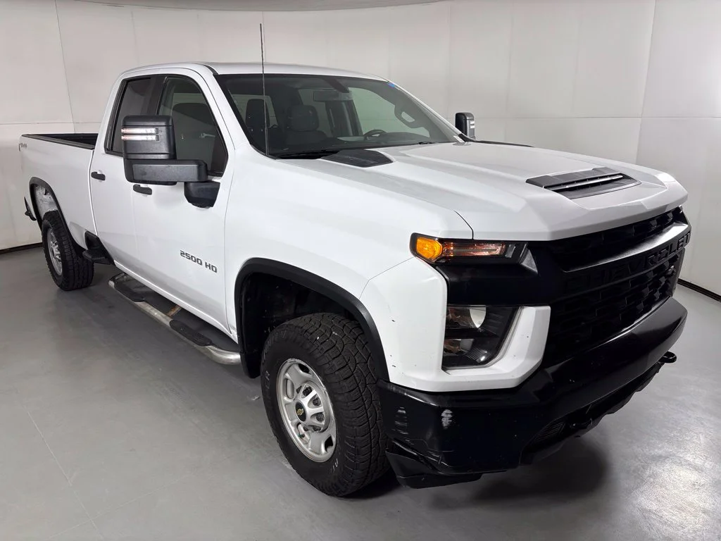Used 2021 White Chevrolet Work Truck image 2