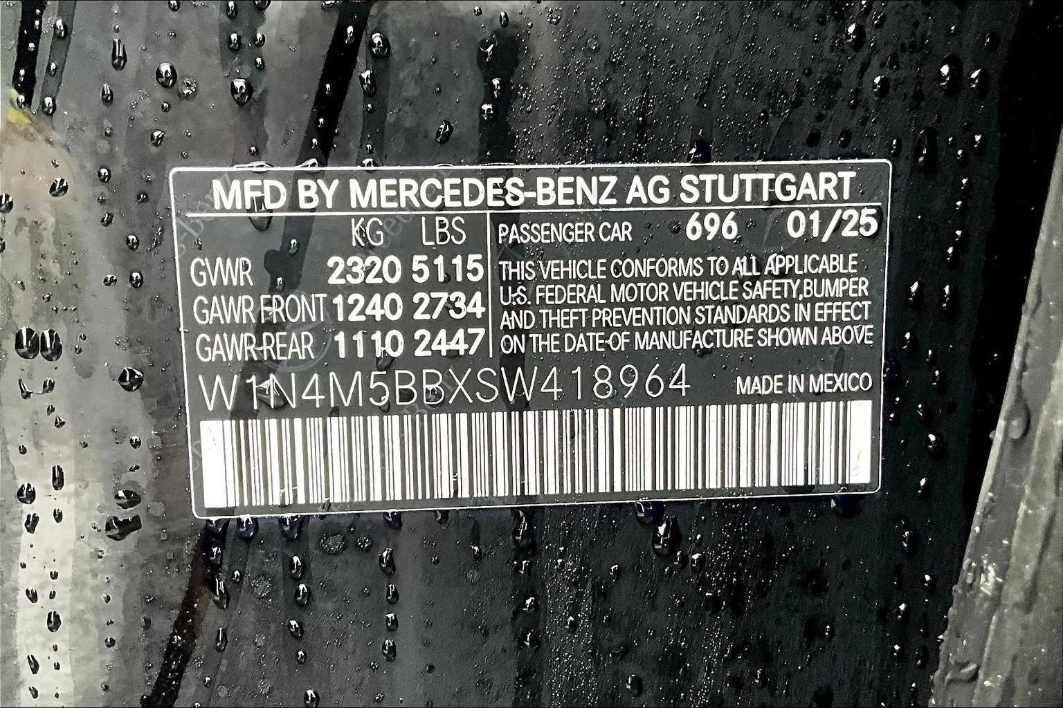 Certified Used 2025 Night Black Mercedes-Benz AMG® GLB 35 image 17