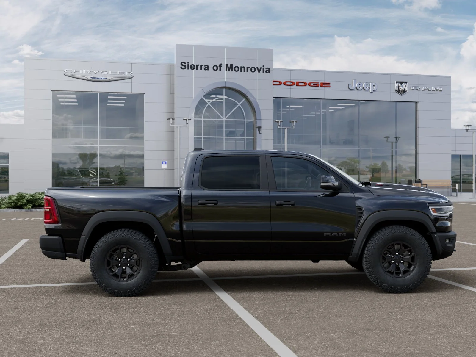 New 2026 Diamond Black Crystal Pearl-Coat Exterior Paint RAM RHO image 47