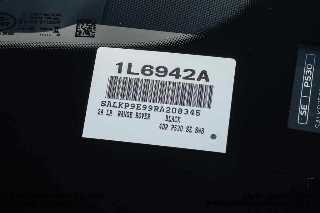 Certified Used 2024 Black Land Rover SE image 44