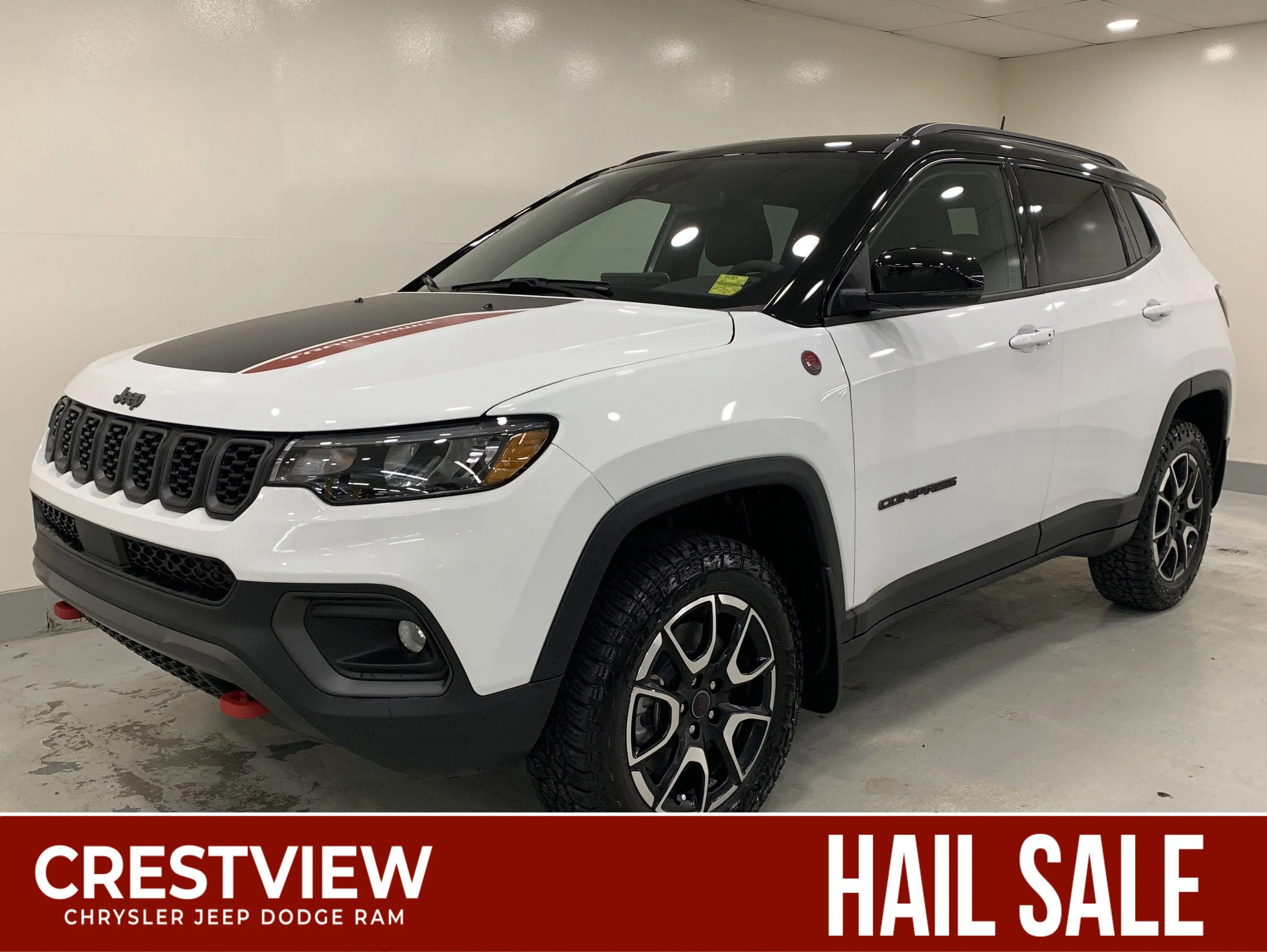 New 2026 Bright White Jeep Trailhawk image 1