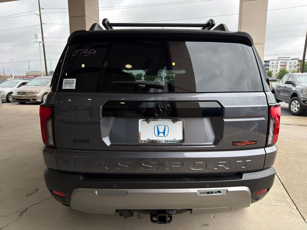 New 2026 Modern Steel Metallic Honda TrailSport Elite Blackout image 4