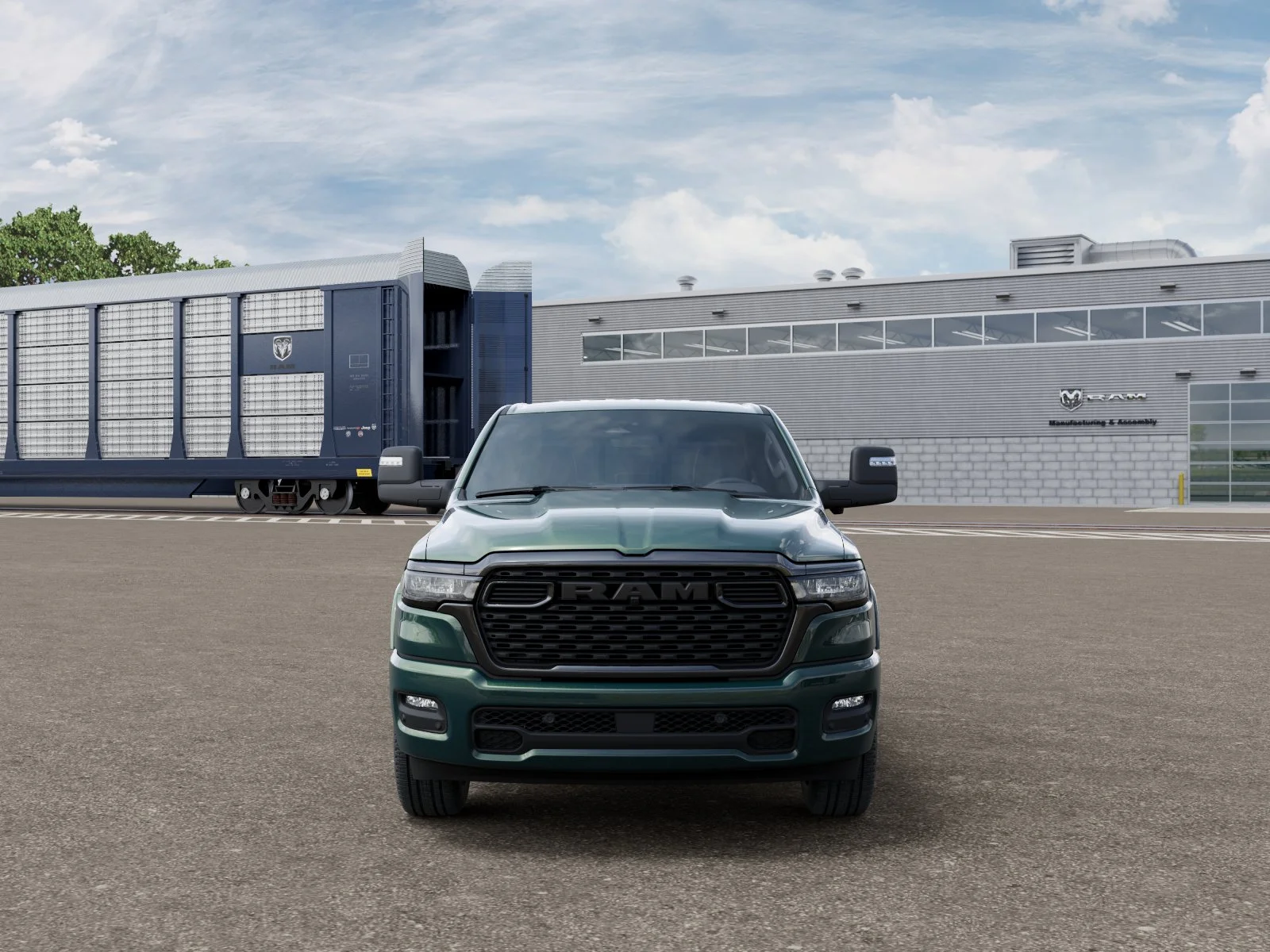 New 2027 Serrano-Green Metallic Exterior Paint RAM Big Horn/Lone Star image 32