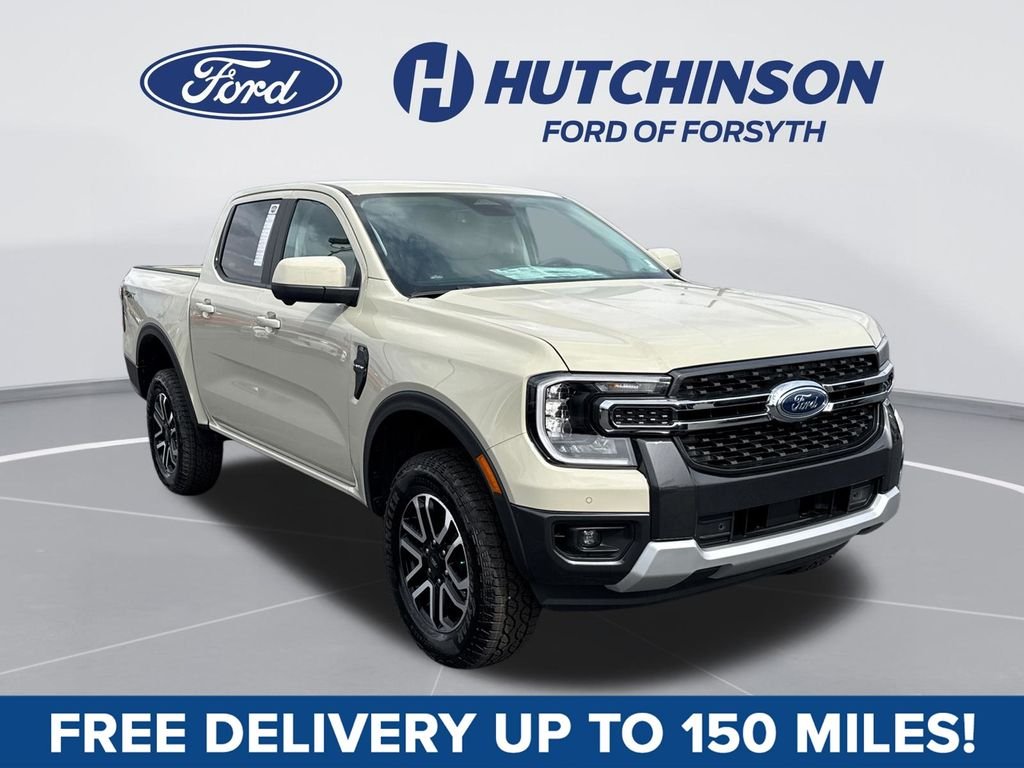 Desert Sand 2026 Ford Ranger Lariat SuperCrew RWD Pickup Truck 4X2