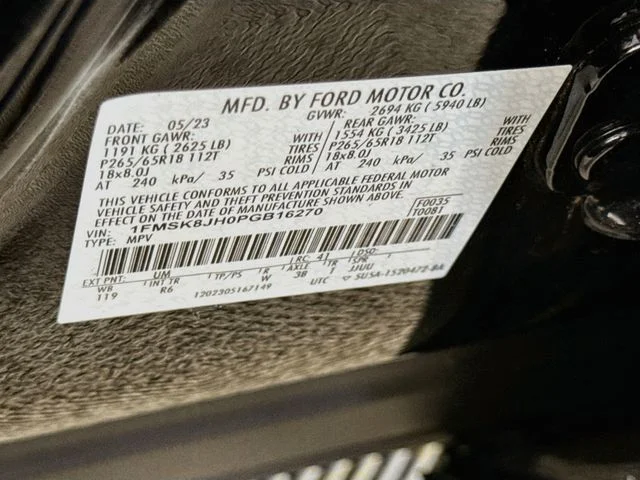 Certified Used 2023 Black Metallic Ford Timberline image 34