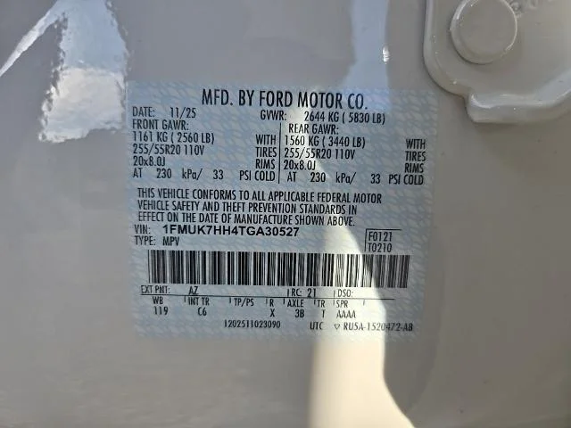 New 2026 Star White Metallic Tri-Coat Ford Platinum™ image 38