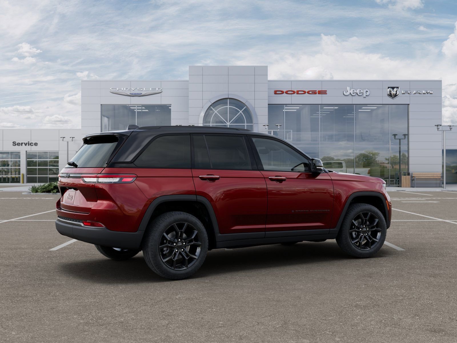 New 2025 Velvet Red Pearl-Coat Exterior Paint Jeep Limited image 4