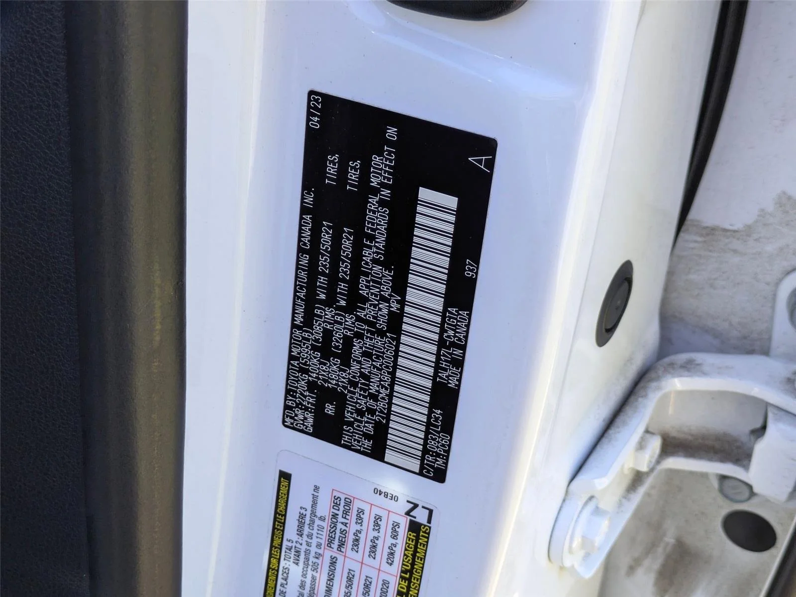 Used 2023 Ultra White Lexus RX 500h F SPORT Performance image 38