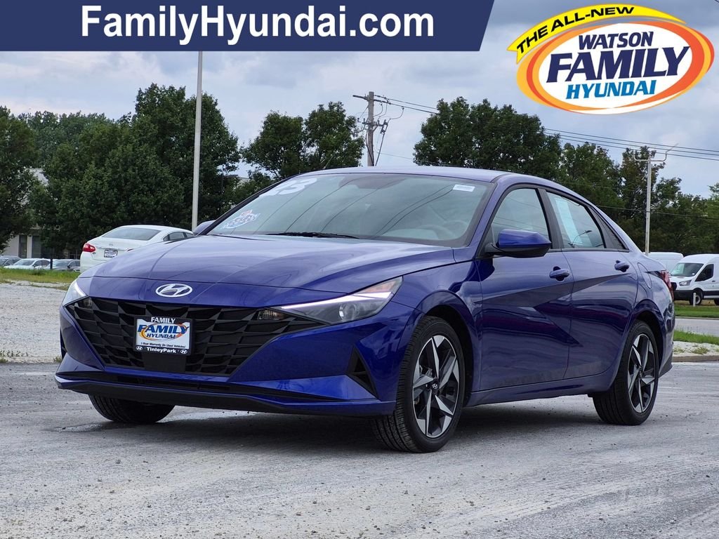 Certified Used 2023 Blue Hyundai SEL image 8