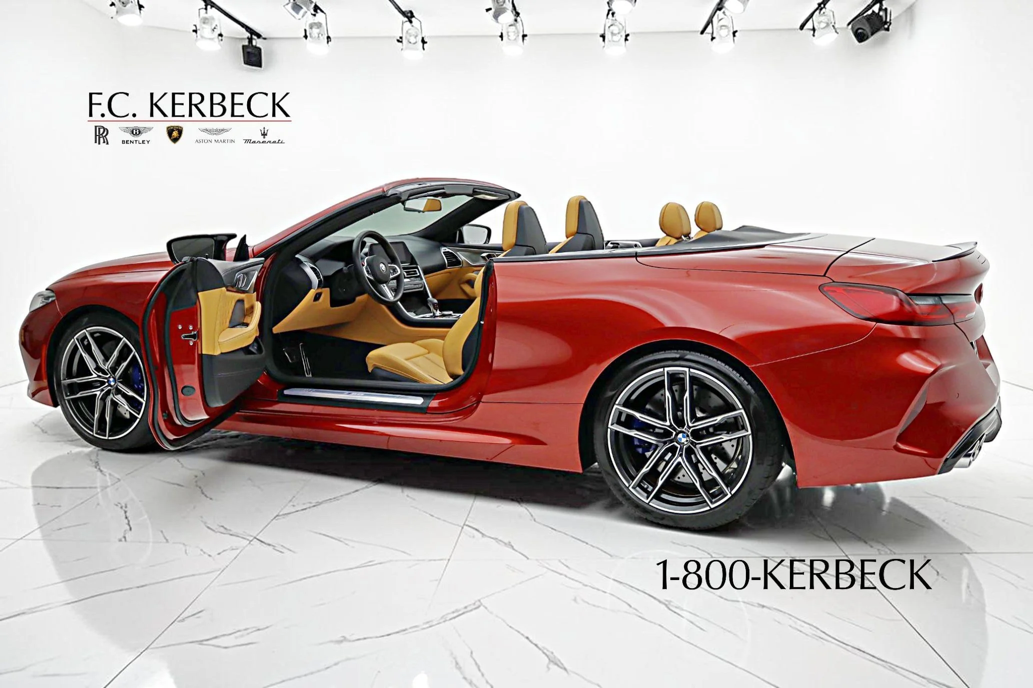 Used 2020 Motegi Red Metallic BMW Convertible image 6