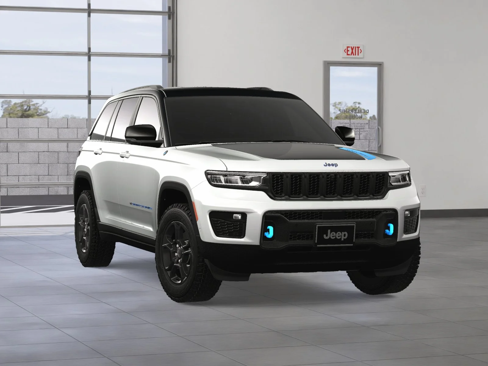 New 2024 Bright White Clearcoat Jeep Trailhawk 4xe image 37