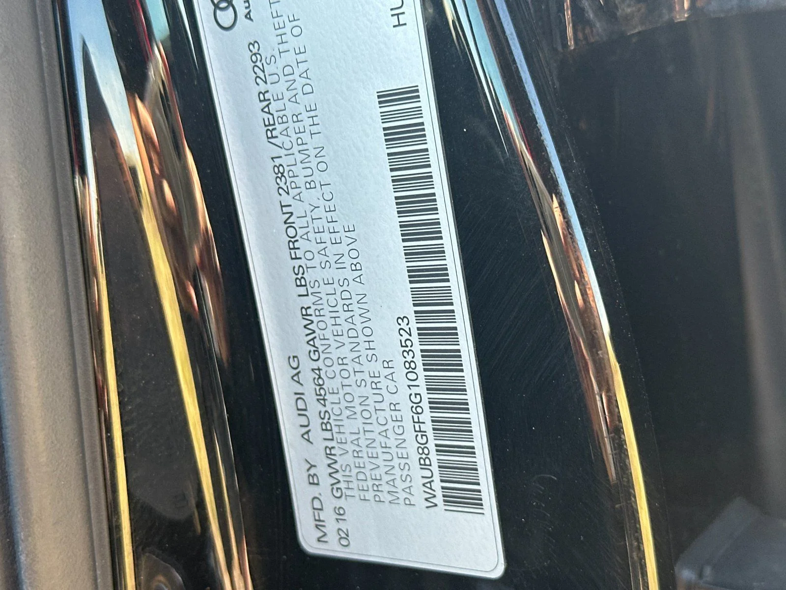 Used 2016 Black Audi 2.0T Premium image 34