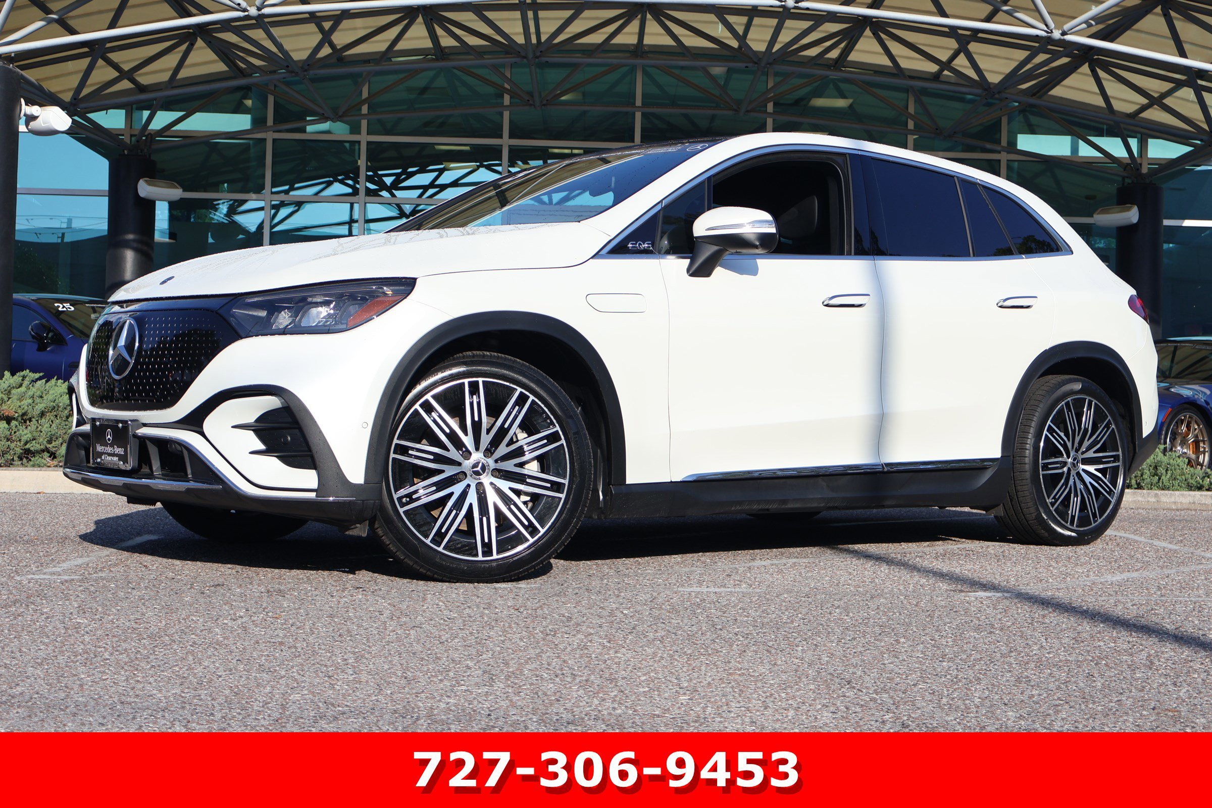 Certified Used 2023 MANUFAKTUR Diamond White Metallic Mercedes-Benz EQE 350 image 1