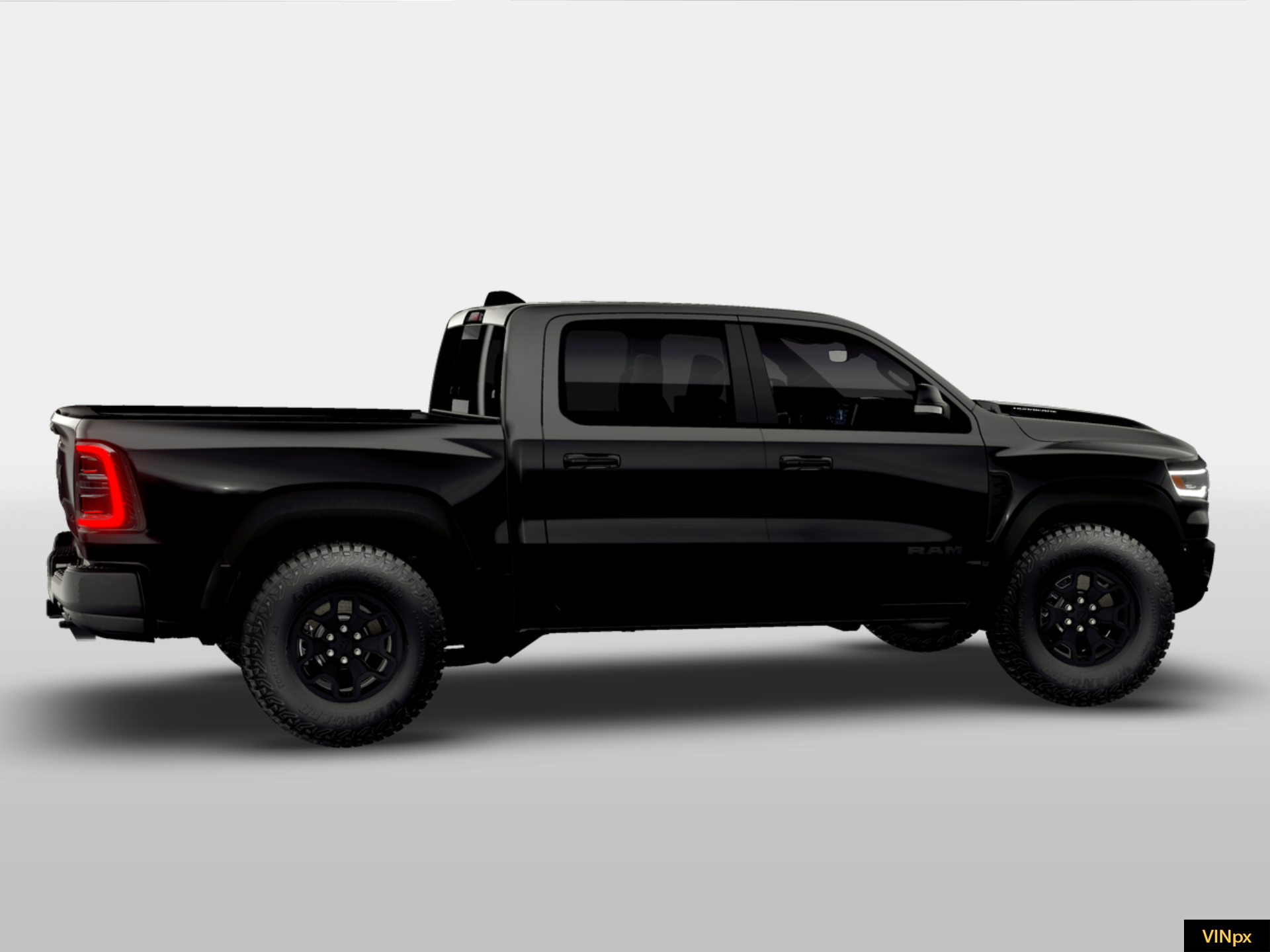 New 2026 Diamond Black Crystal Pearl-Coat Exterior Paint RAM RHO image 15