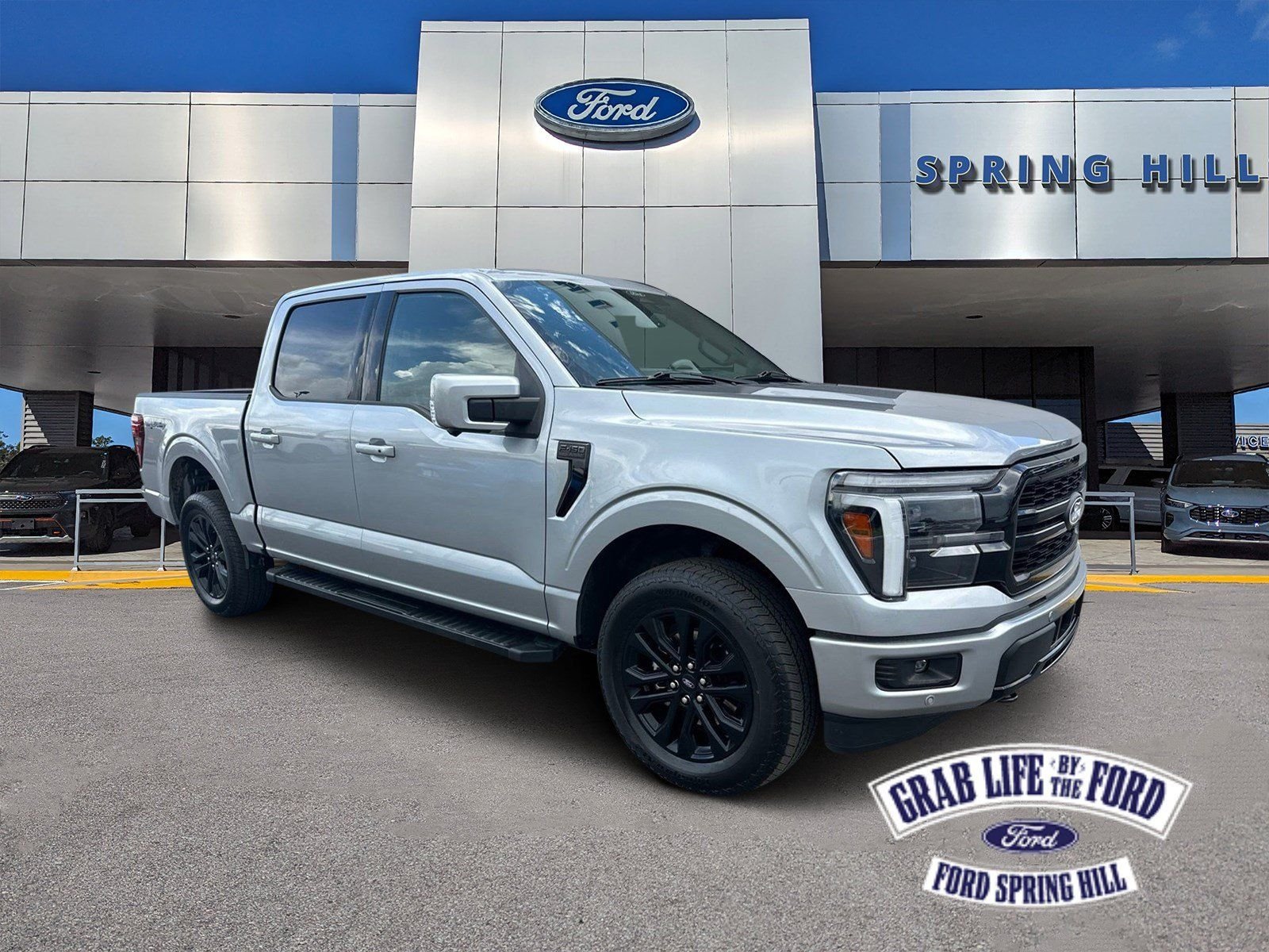 Used 2025 Silver Metallic Ford Lariat image 1