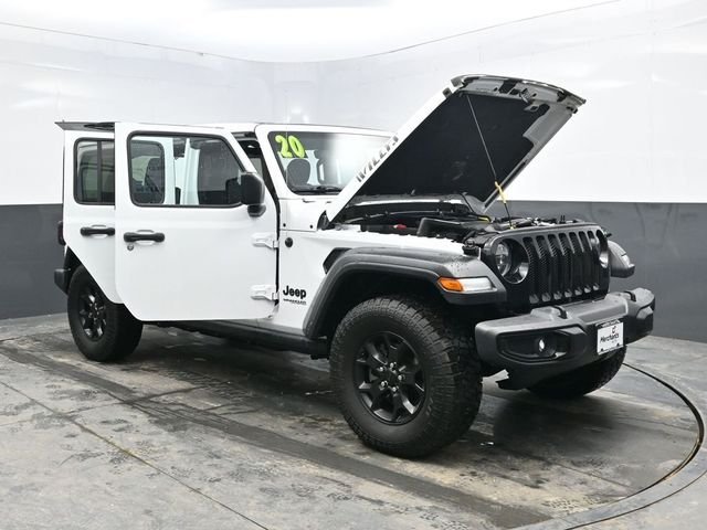 Used 2020 White Jeep Unlimited Willys image 47