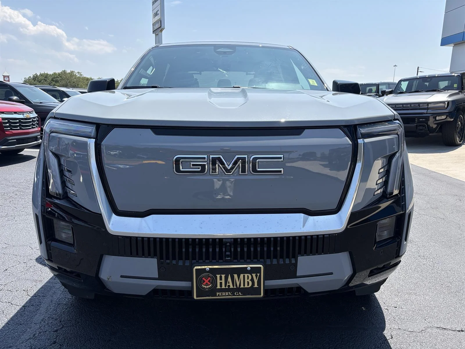 Used 2025 Thunderstorm Gray GMC Max Range Denali image 14
