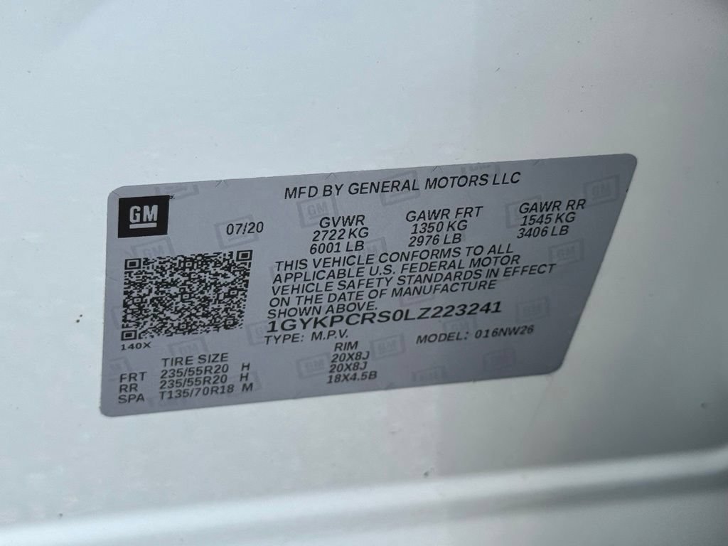 Used 2020 CRYSTAL WHITE TRICOAT Cadillac FWD Premium Luxury image 21