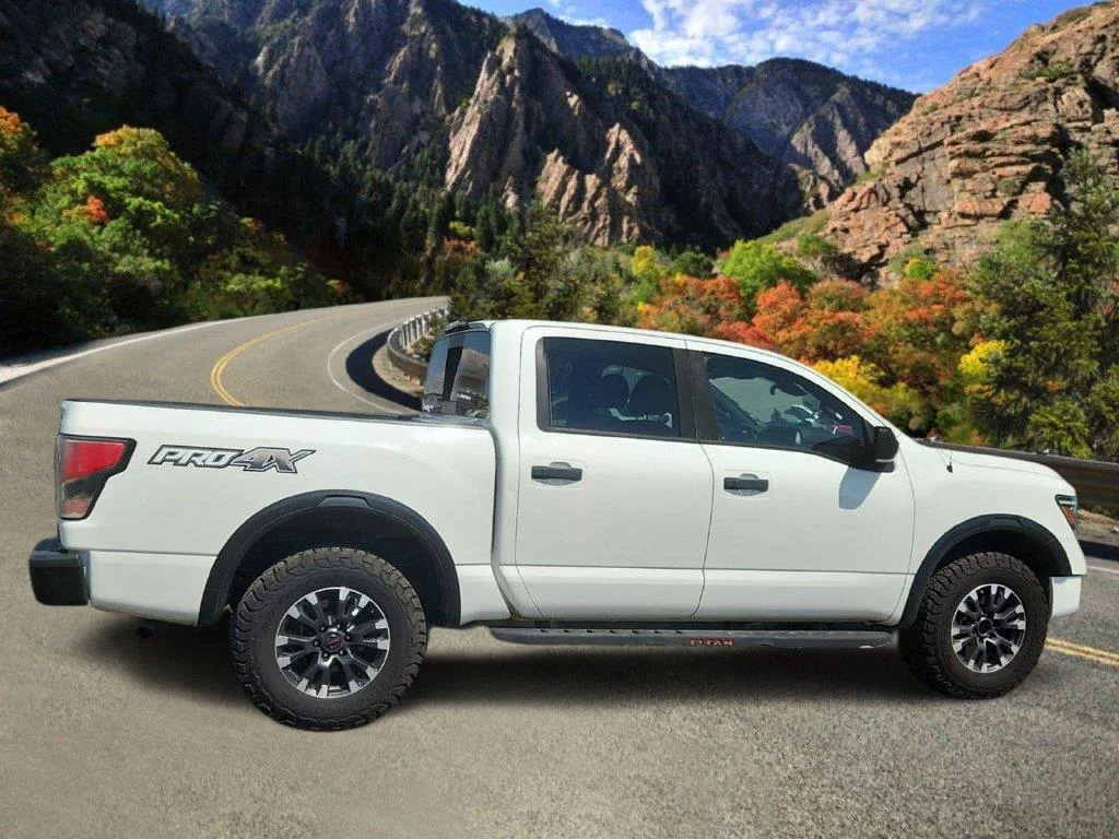 Used 2021 Glacier White Nissan PRO-4X image 2